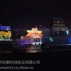 t都市巨影大型活动户外舞台背景投影机