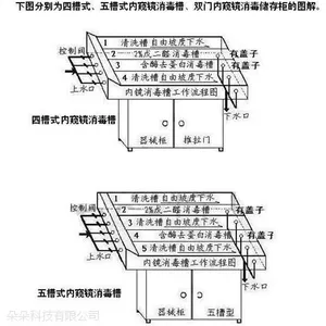 泰州朵朵科技内窥镜清洗消毒槽 胃镜/肠镜/耳鼻喉镜清洗消毒槽 内镜清洗槽池