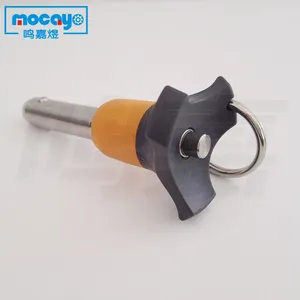 现货MOCAYO弹簧顶出型球头锁紧销快速释放销快拆快装插销快卸销球形锁紧销滚珠锁销BLPF