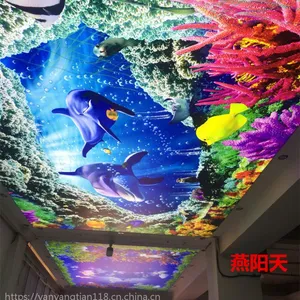 软膜天花厂家白色透光膜uv喷绘膜洗浴游泳馆吊顶柔性天花