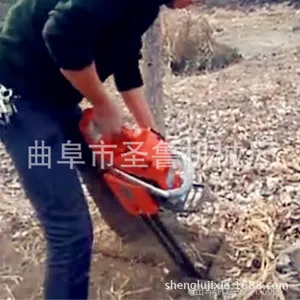 益阳汽油移树机 大马力汽油起树机 便携式链式起树机