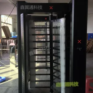 智能小区通道闸云筑网实名制鑫翼通烤漆全高闸