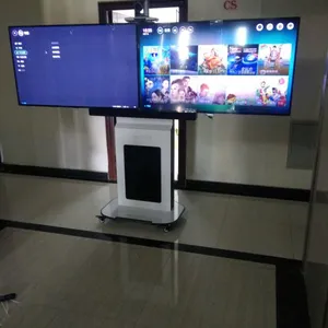 CS灿盛视听品牌视频会议高端移动支架 内置走线无外漏 液晶电视支架