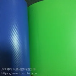 厂家直销绿色防水防晒阻燃耐酸碱刀刮夹网帆布篷布13823301296可做水池泳池