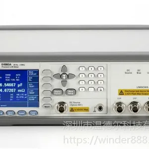 E4980A 精密型 LCR 表,20 Hz 至 2 MHz