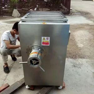 商用大型绞肉机 全自动冻肉绞肉机碎肉机 不锈钢120绞肉机定制