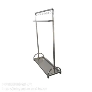 兰剑不锈钢洁具架 毛巾架 带挂钩的架子 无尘车间***店公共场所挂物架
