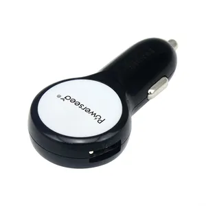 powerseed迷你多功能汽车车充 双USB 2.1A车载手机充电器厂家直销