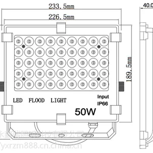 50W����Ͷ��� �¿�۹��͸��С�Ƕ�LEDͶ��� SMD��Ƭ�����30W100W150W200W