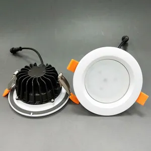 厂家供应私模LED筒灯外壳 防水防火天花灯套件 COB筒灯外壳