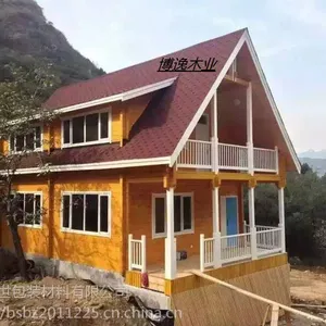 防腐木工程现场施工!晋城防腐木木屋园林厂家建筑