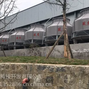 冷链市场机械通风冷却塔蔬果保鲜冷库FD150T逆流式圆形冷却塔