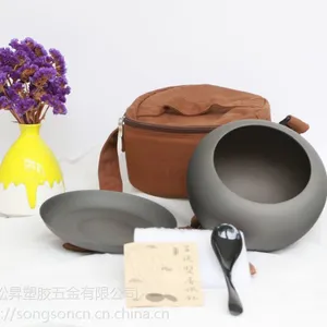 双层铁钵不锈钢钵如法钵比丘钵比丘尼钵黑色真空镀钛钵
