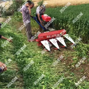 大豆手扶收割机 手推前置式稻麦割晒机 微耕机配套割台