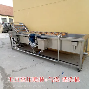 三誉4000型全不锈钢大型毛豆清洗机