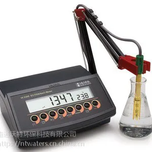 HI2300微电脑电导率EC-总固体溶解度TDS-盐度NaCI-温度°C测定仪