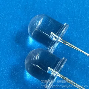 厂家直销 F8蓝光 F8白发蓝光灯珠 8mm蓝色发光二极管 LED指示灯