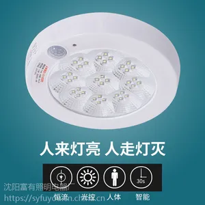 厂家直销led声光控吸顶灯 人体感应灯 楼道 过道 走廊玄关灯