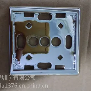 直销推荐 塑胶螺纹手机按键真空UV电镀 数码产品ABS塑料水电镀
