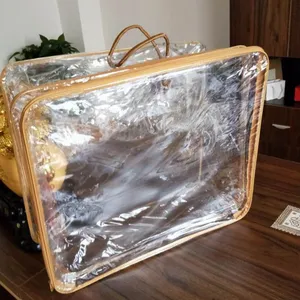 家纺包装袋现货 双层透明被子包 手提袋***清仓价格优惠