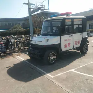 利凯四座带门电动车 全封闭带门电动车