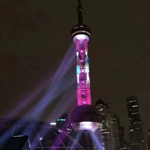 供应星迅PGL5000高清大型投影灯出售租赁_建筑投影亮化工程_楼体广告投影灯
