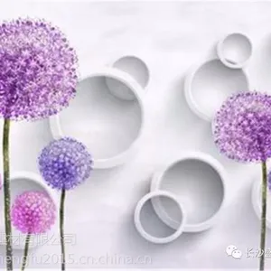 【3D背景画】现代系列——软包&蒲公英