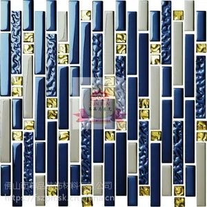 佛山尊品马赛克厂家直销电镀水晶玻璃马赛克
