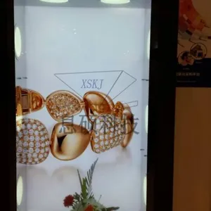 XS-全息厂家透明液晶屏触摸贵金属展示柜