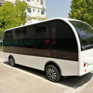 定制豪华电动观光车 免费设计改装 封闭式带空调电动车