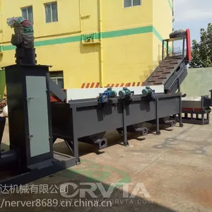 废旧渔网破碎清洗回收线;PA破碎料破碎清洗设备