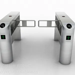 苏州人行通道闸(摆闸)云雄科技,桥式斜角圆弧摆闸(YX-906),外形优美,***质量