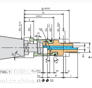C台湾丸荣ACROW 加工中心主轴拉爪 拉刀夹爪 ***-25外螺纹 四瓣爪
