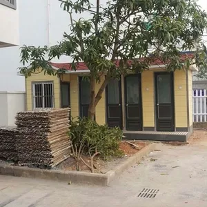 红启工加工定制金属雕花板移动环卫厕所 流动厕所 户外移动公厕简易卫生间6.3*2*3.0可来电定制