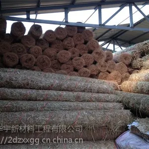 植物纤维毯 椰丝毯河道边坡防护 植物纤维毯 椰丝毯