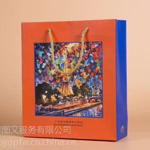 厂家定制生产HY-P001手挽购物纸袋