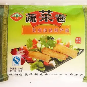 豆腐皮厂家直销 蔬菜卷 豆制品 速冻食品 杭州东坞山特产230g/包