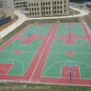 丙烯酸地坪漆 球场地坪漆 学校地坪漆 硬地丙烯酸地坪漆 丙烯酸