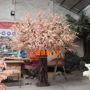 广晟景观工艺 合成树脂仿真樱花树 酒店商场装饰造景 主题婚庆摆饰