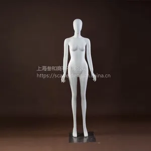 长期批发 半亚光白模特道具 ***服装橱窗女模特 全身人体陈列模特