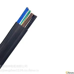 达柔供应YFFB扁电缆生产厂家加钢丝带屏蔽可按照要求定制