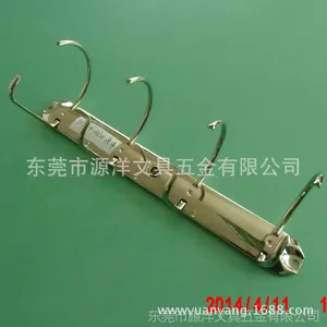 订做 A4文件快劳夹 3寸D孔4孔夹 活页五金扣 文具配件 4孔大夹子