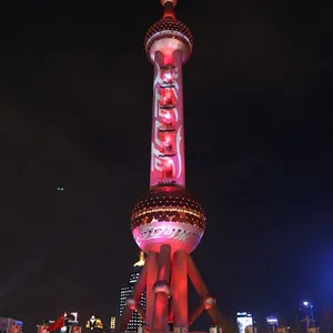 上海星迅厂家***PGL5000W户外墙体投影广告_巨幅墙体投影_建筑亮化投影灯