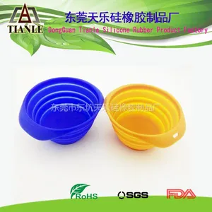 硅胶折叠碗,可加印logo图案等硅胶碗,可定制尺寸,形状