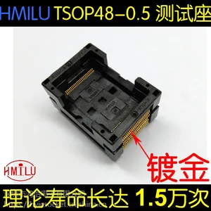 A标-促销TSOP48脚0.5间距IC测试座烧录座老化座 IC插座IC354-048