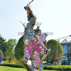 康大雕塑不锈钢蝴蝶雕塑不锈钢景观雕塑不锈钢园林雕塑可定制
