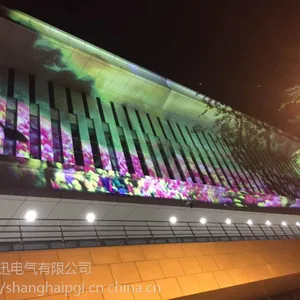 供应户外楼体广告投影机_全新墙体广告投影仪_外墙艺术亮化投影_上海星迅