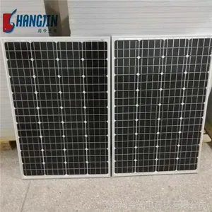 100W单晶　多晶太阳能电池板 太阳能电池片　直销太阳能组件批发