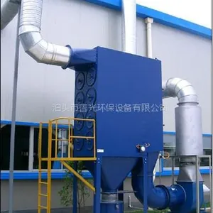 厂家直销 吉光环保除尘器脉冲布袋除尘器在涂料厂的应用