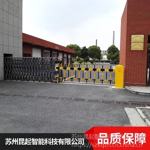 苏州昆起小区门口伸缩门手工工艺生产 价格合理欢迎选购